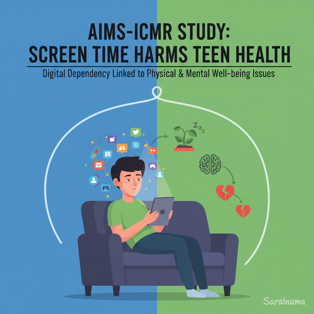 AIIMS-ICMR Study: Screen Time Harms Teen Health
