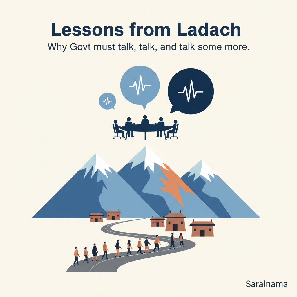 Lessons from Ladakh: Why Govt must talk, talk, and talk some more
