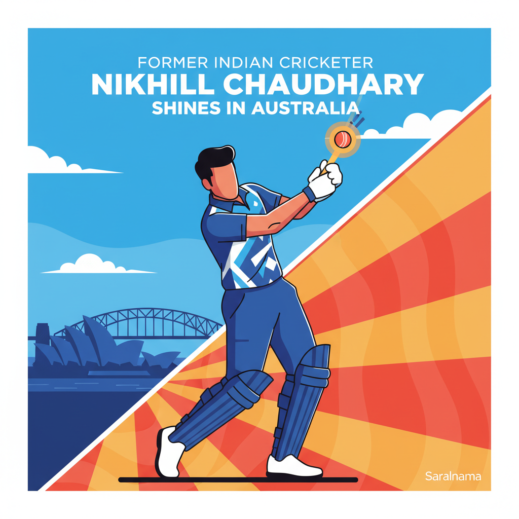 Former Indian Cricketer Nikhil Chaudhary Shines in Australia