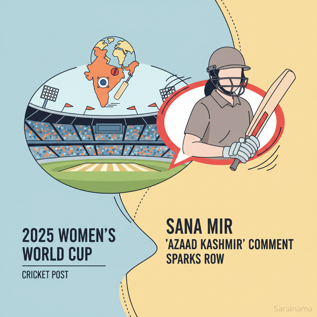 2025 Women's World Cup: Sana Mir's 'Azaad Kashmir' Comment Sparks Row