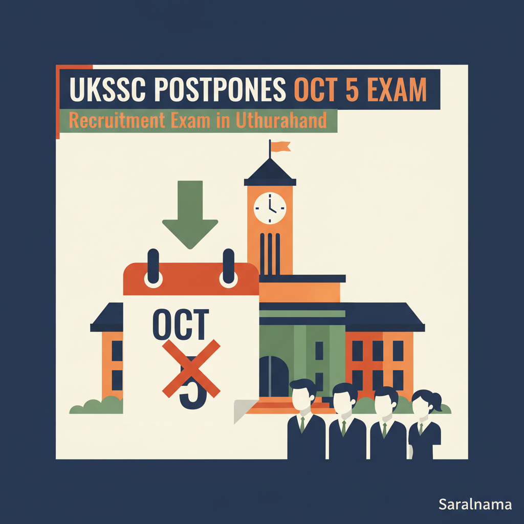 UKSSSC Postpones Oct 5 Recruitment Exam in Uttarakhand