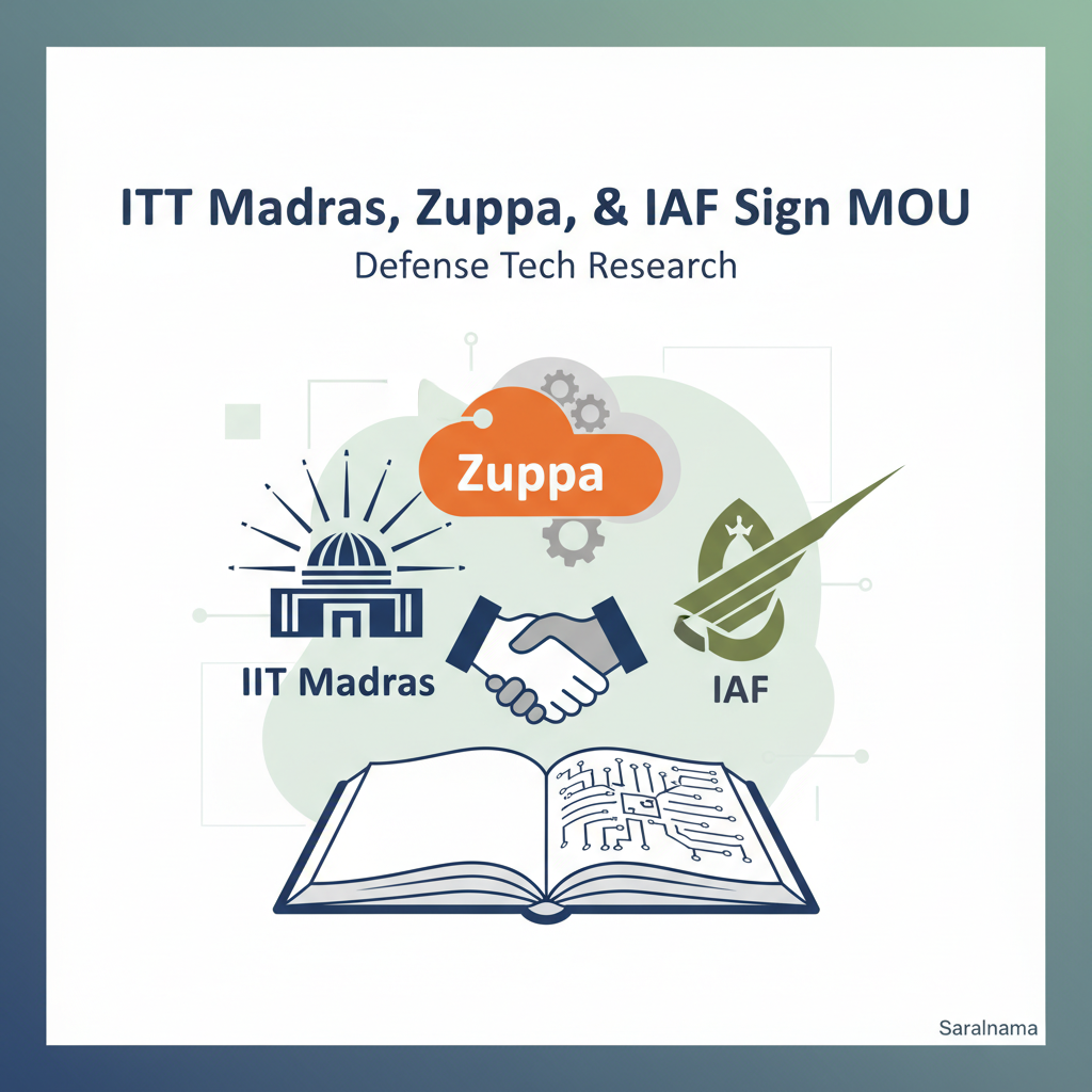 IIT Madras, Zuppa, and IAF Sign MoU for Defence Tech Research