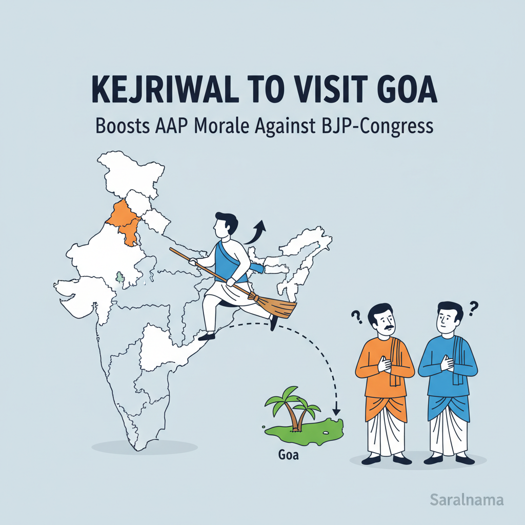 Kejriwal to Visit Goa, Boost AAP Morale Against BJP-Congress