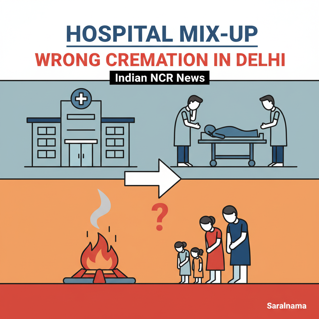 Hospital Mix-up Leads to Wrong Cremation in Delhi