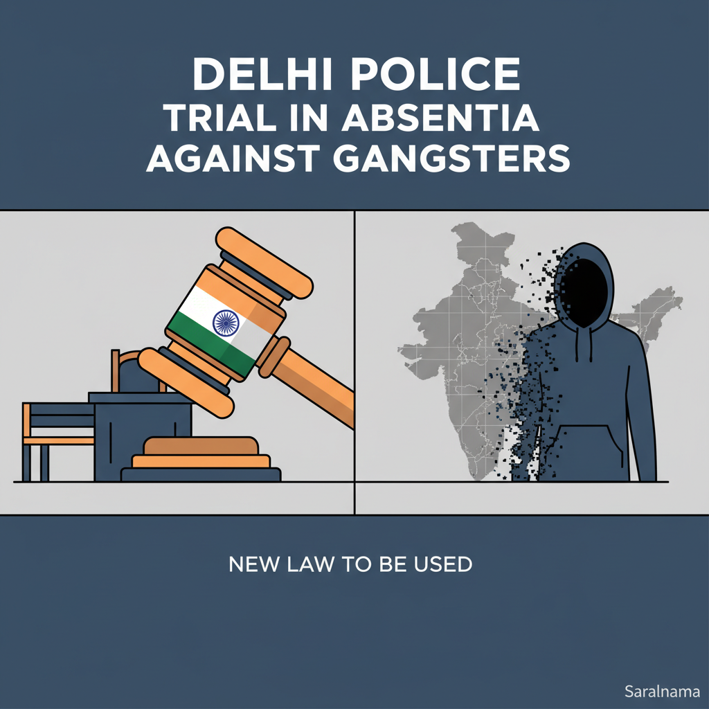 Delhi Police to Use Trial in Absentia Law Against Gangsters