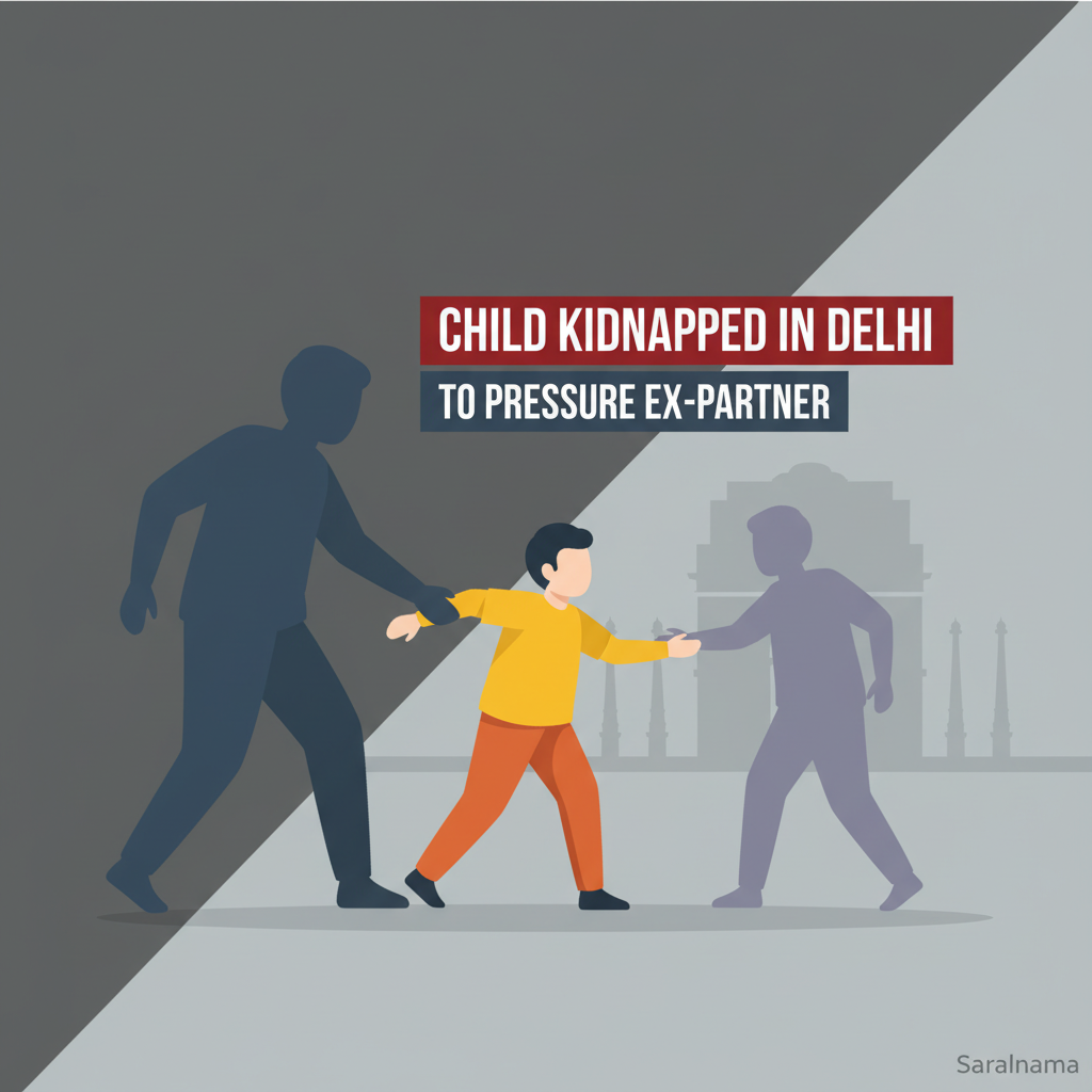 Child Kidnapped in Delhi to Pressure Ex-Partner