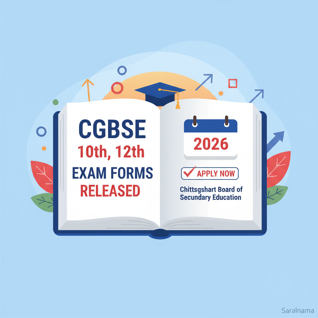 CGBSE 10th, 12th Exam Forms Released for 2026