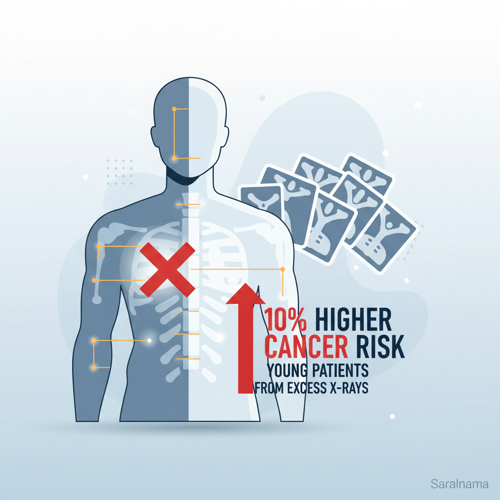 10% Higher Cancer Risk in Young Patients from Excess X-Rays
