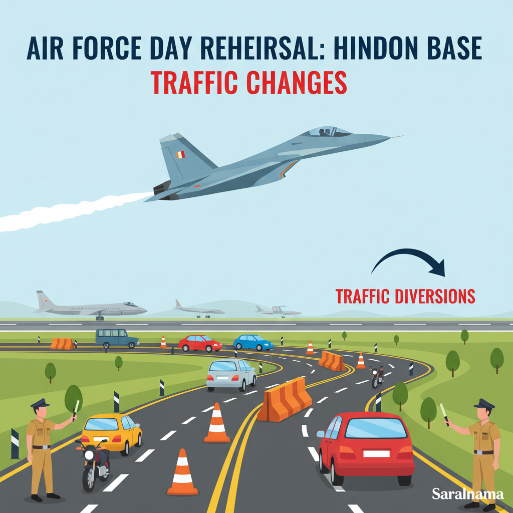 Air Force Day Rehearsal at Hindon Base, Traffic Diversions Planned