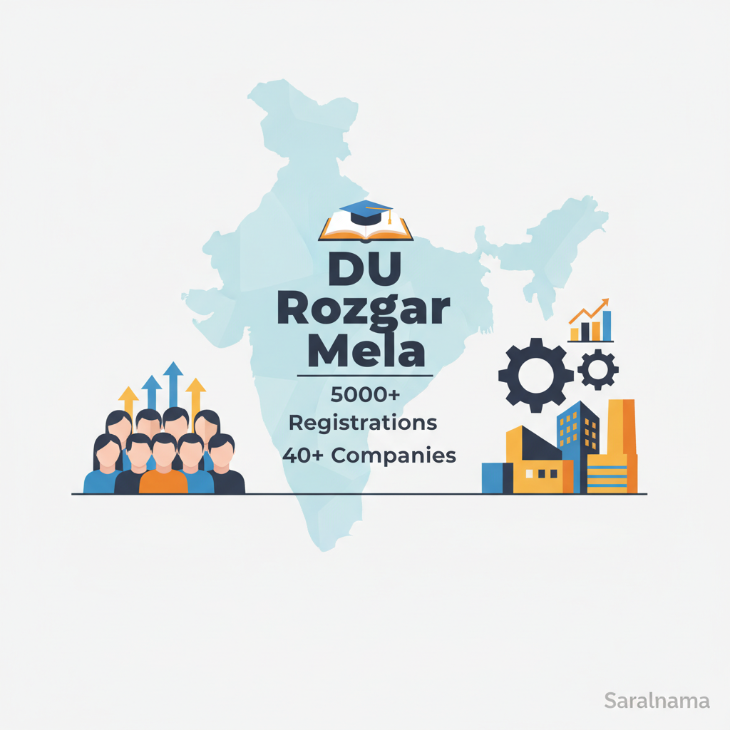 DU Rozgar Mela: 5000+ Registrations, 40+ Companies