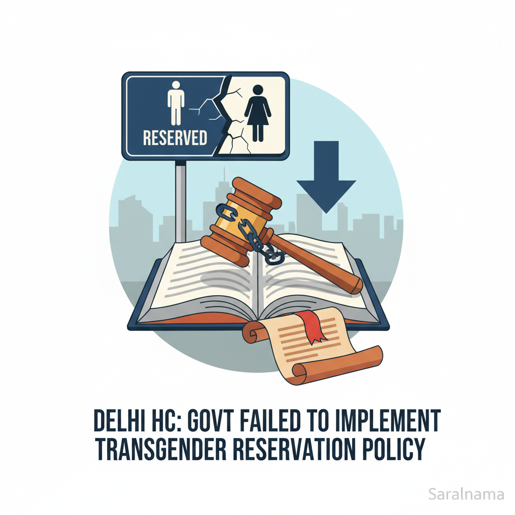 Delhi HC: Govt Failed to Implement Transgender Reservation Policy