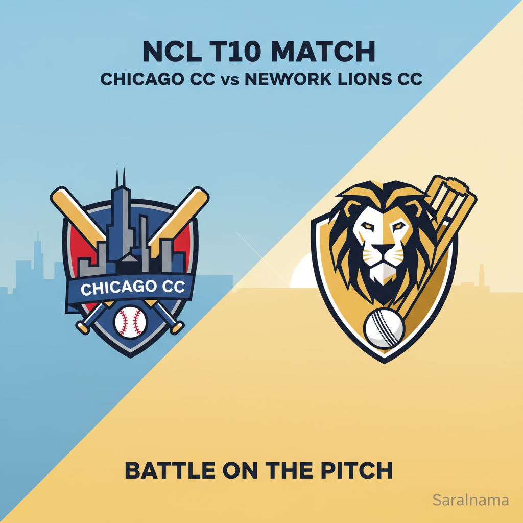 Chicago CC vs New York Lions CC in NCL T10 Match