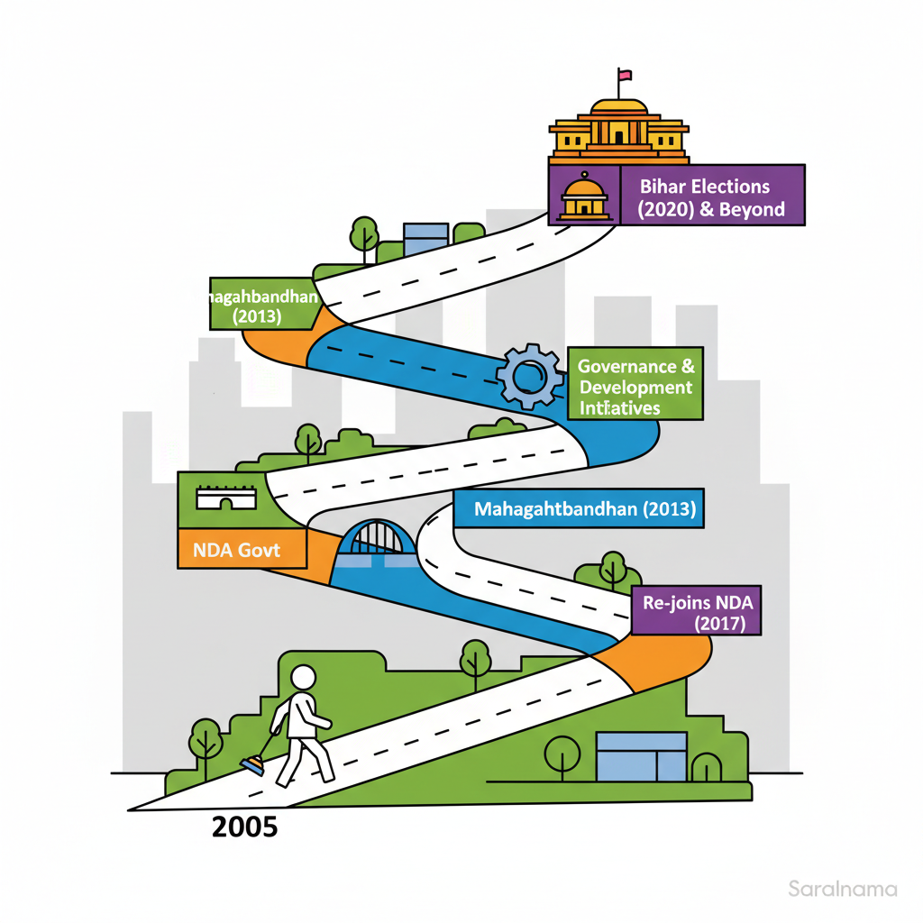 Nitish Kumar's Political Journey in Bihar Since 2005