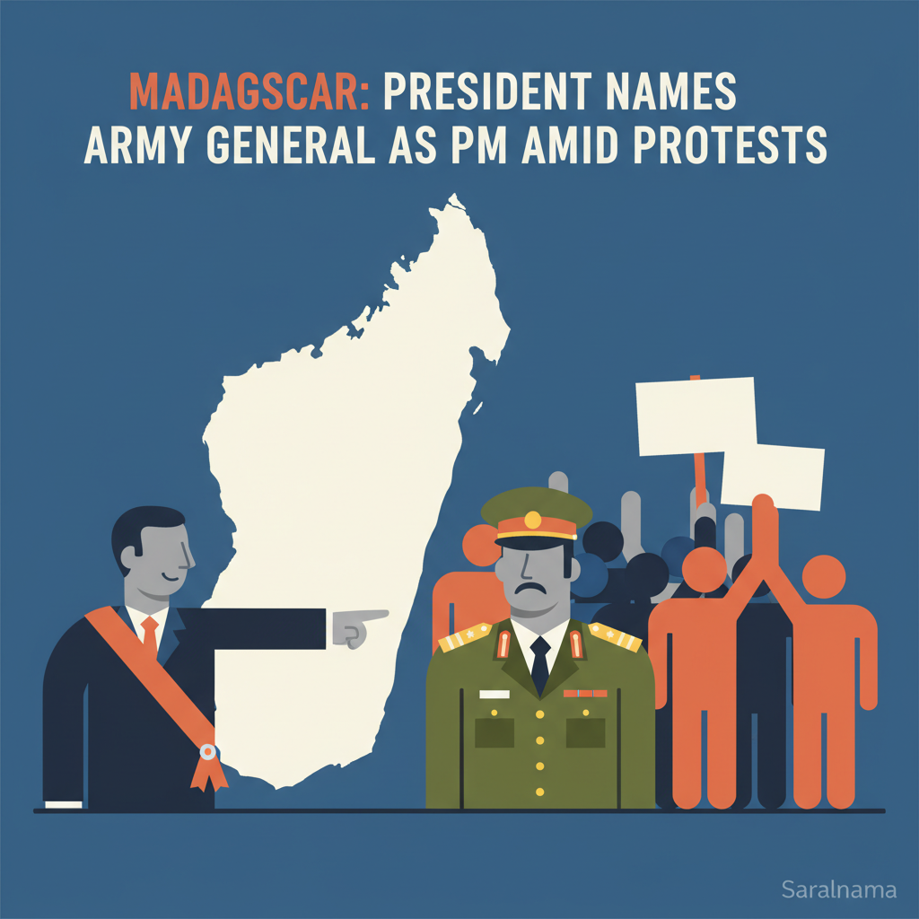 Madagascar President Names Army General as PM Amid Protests