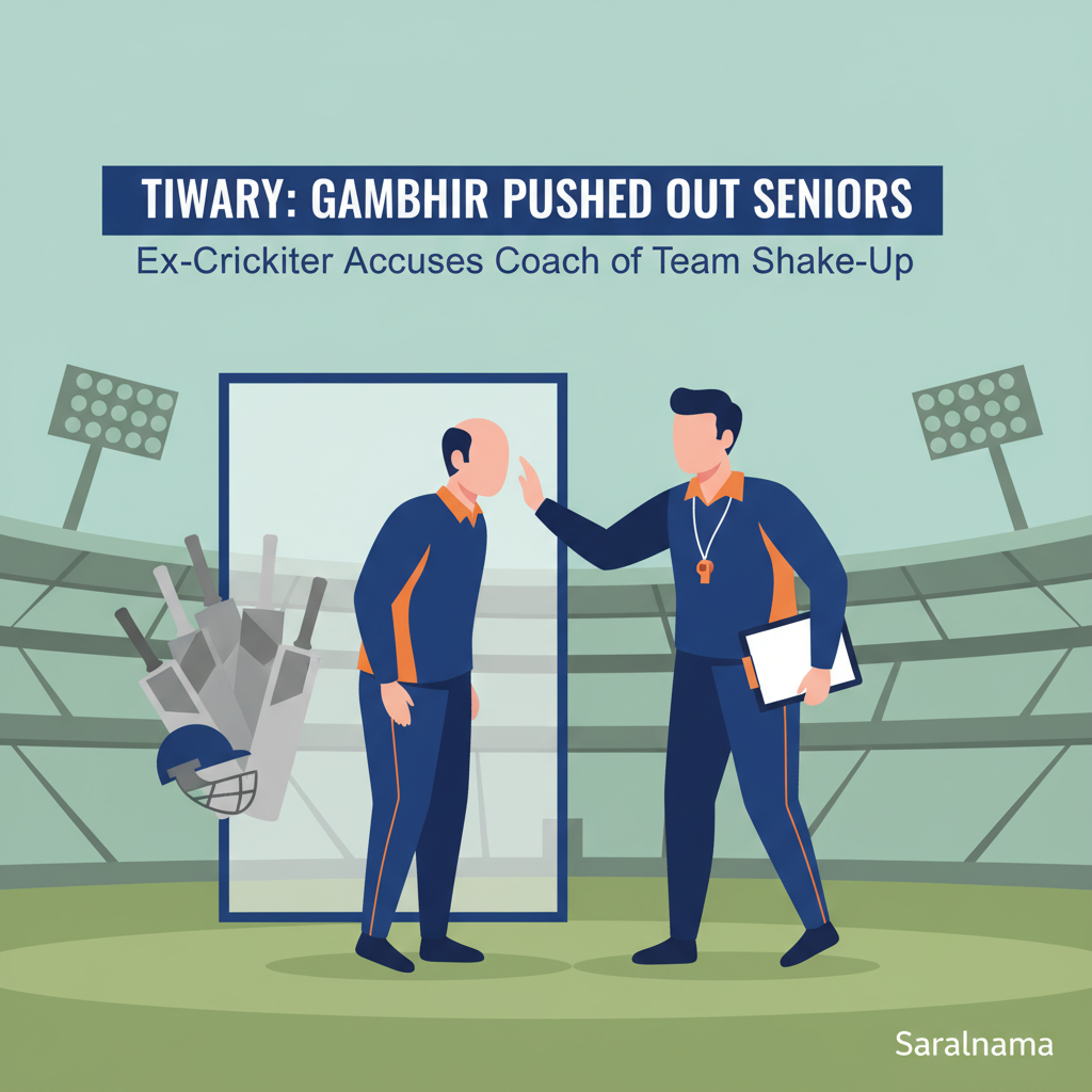 Ex-Cricketer Tiwary Accuses Coach Gambhir of Pushing Out Seniors