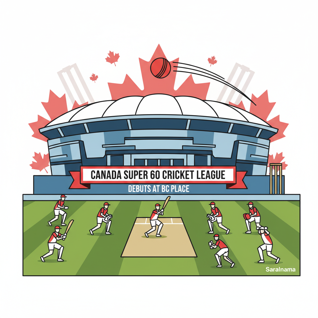 Canada Super 60 Cricket League Debuts at BC Place