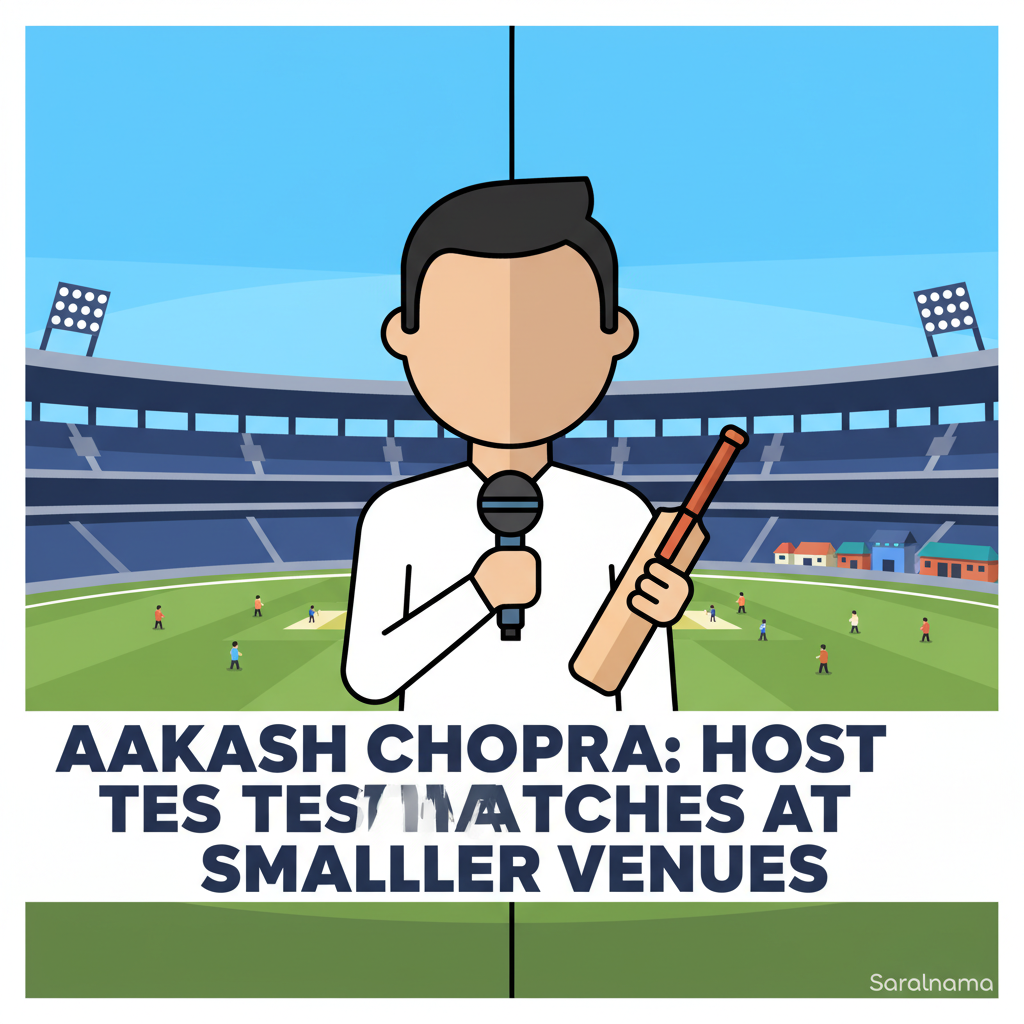 Aakash Chopra: Host Test Matches at Smaller Venues
