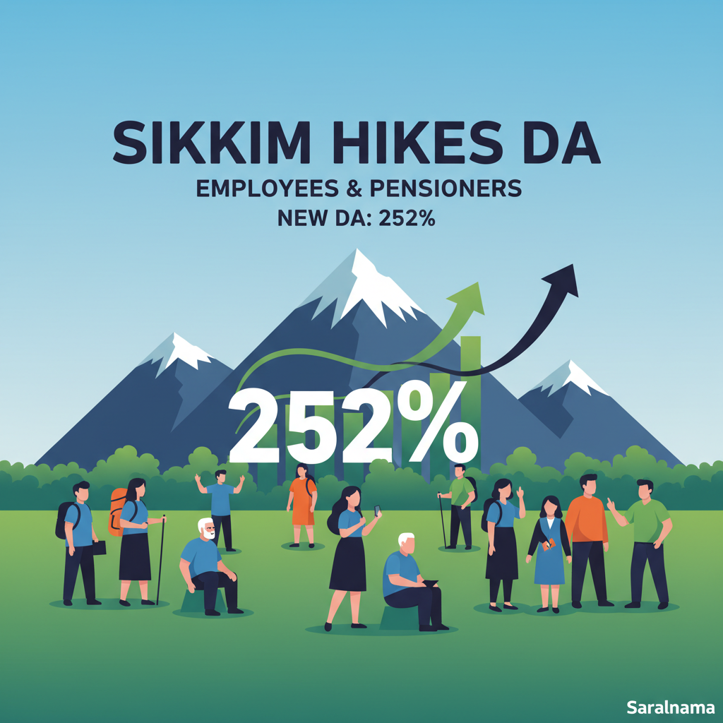Sikkim Hikes DA for Employees and Pensioners to 252%