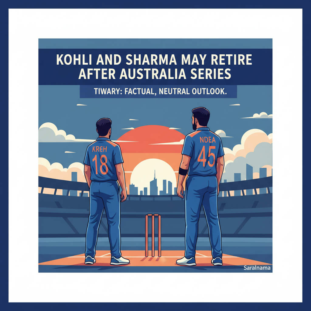 Kohli and Sharma May Retire After Australia Series: Tiwary