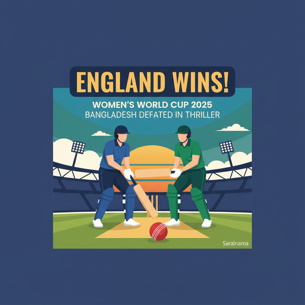 England Beat Bangladesh in Women's World Cup 2025 Thriller