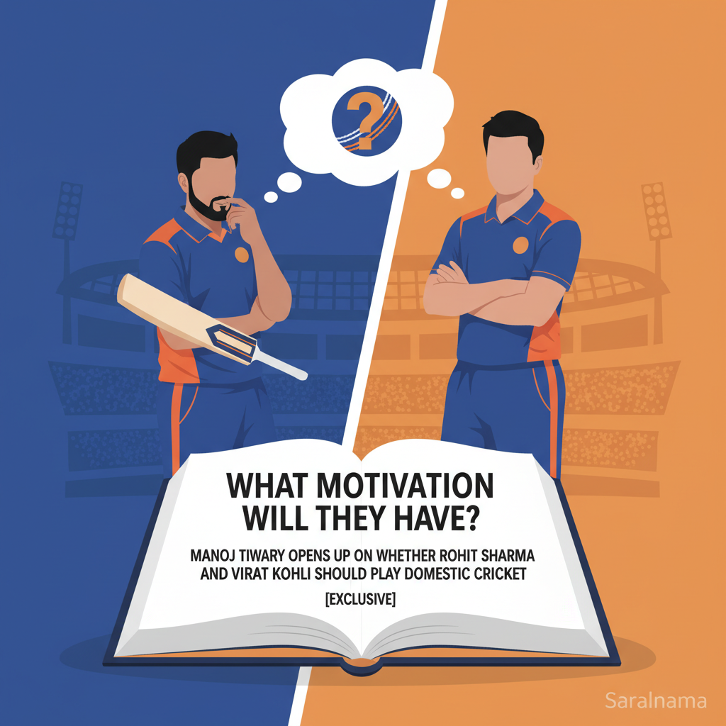 &quot;What motivation will they have?&quot; - Manoj Tiwary opens up on whether Rohit Sharma and Virat Kohli should play domestic cricket [Exclusive]