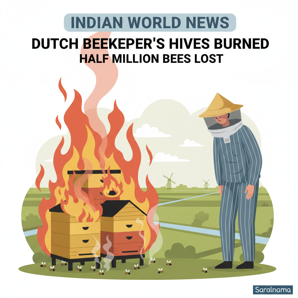 Dutch Beekeeper's Hives Burned, Half Million Bees Lost