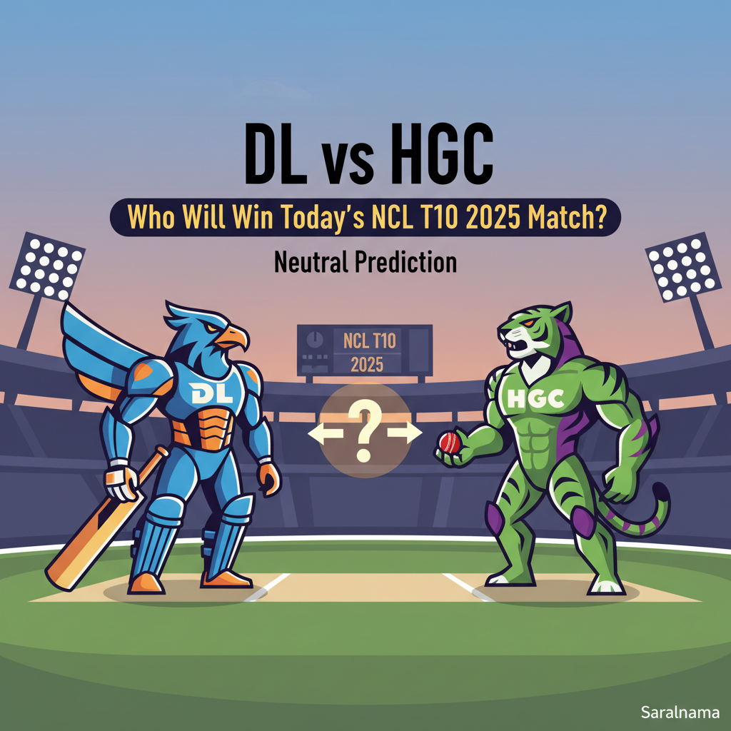 DL vs HGC: Who Will Win Today's NCL T10 2025 Match?