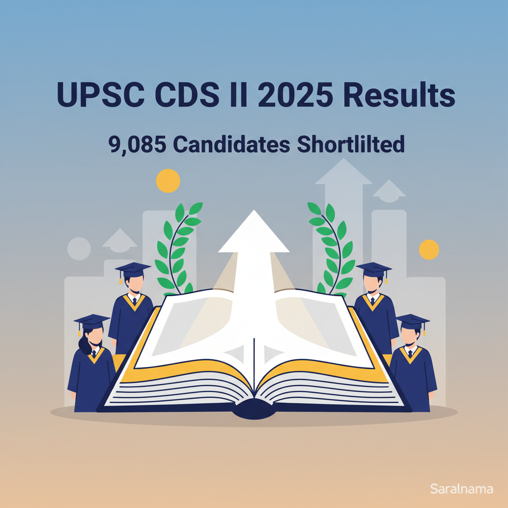 UPSC CDS II 2025 Results: 9,085 Candidates Shortlisted