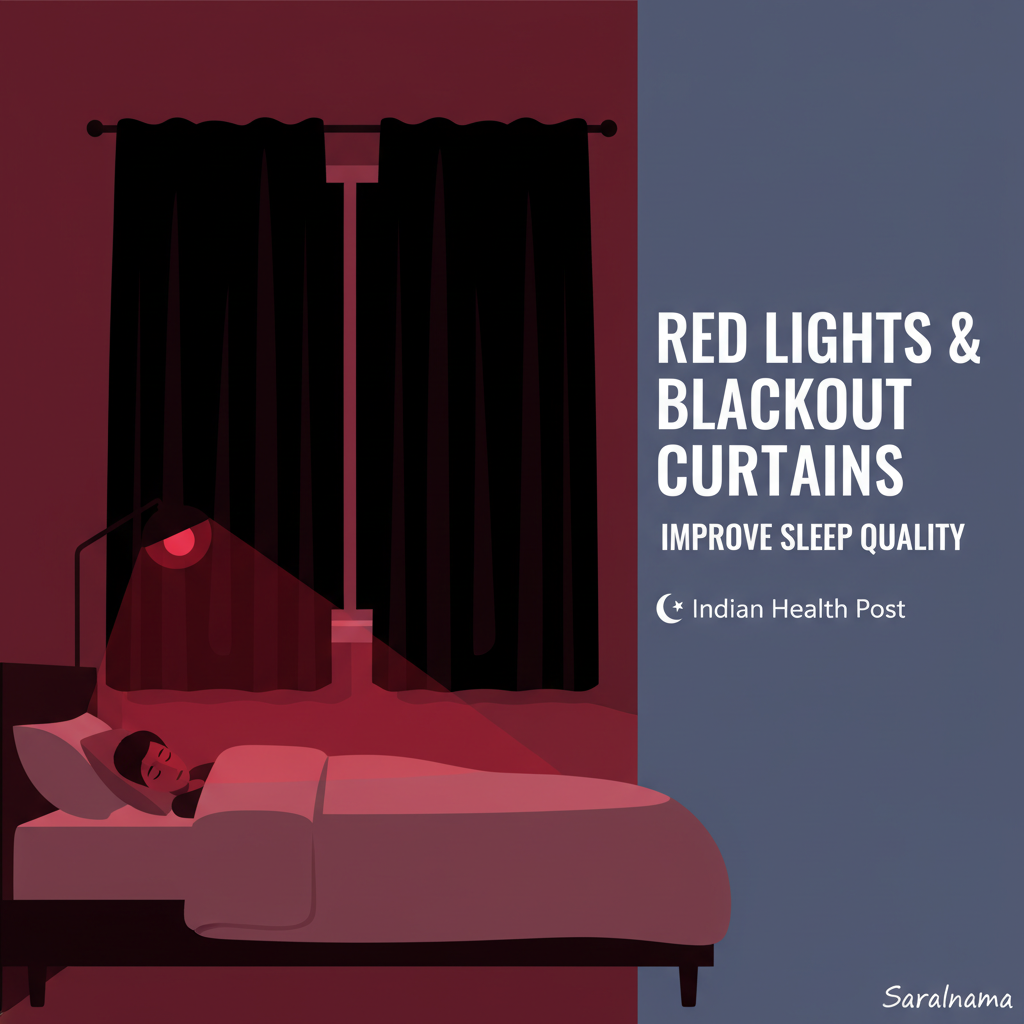 Red Lights and Blackout Curtains May Improve Sleep Quality