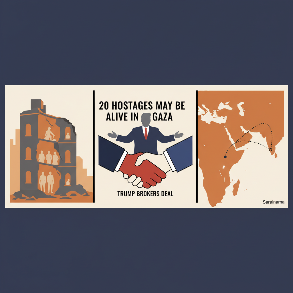 20 Hostages May Be Alive in Gaza as Trump Brokers Deal