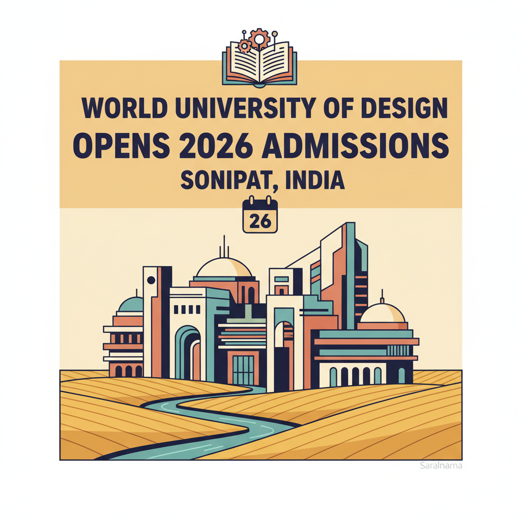 World University of Design Opens 2026 Admissions in Sonipat