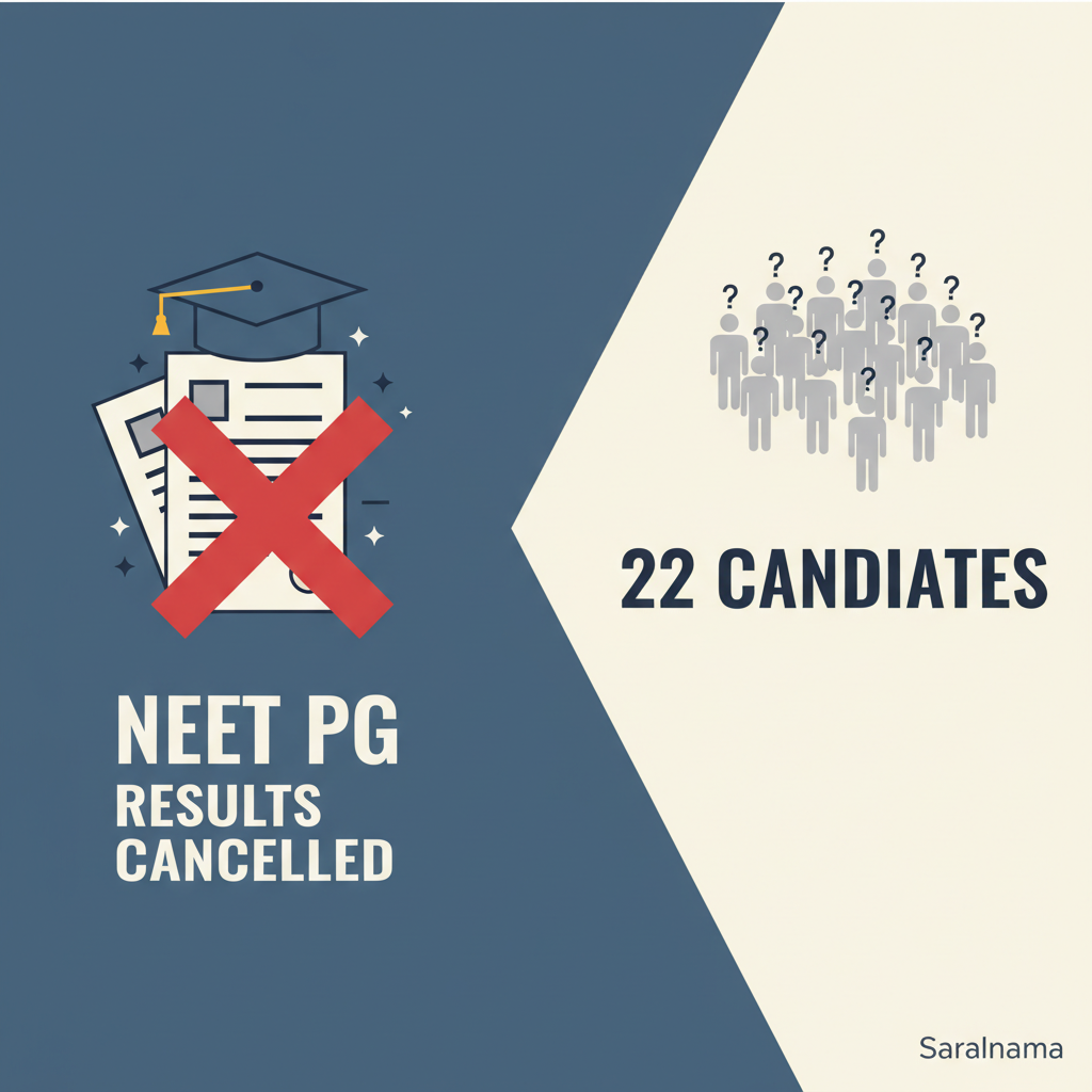 NEET PG Results Cancelled for 22 Candidates