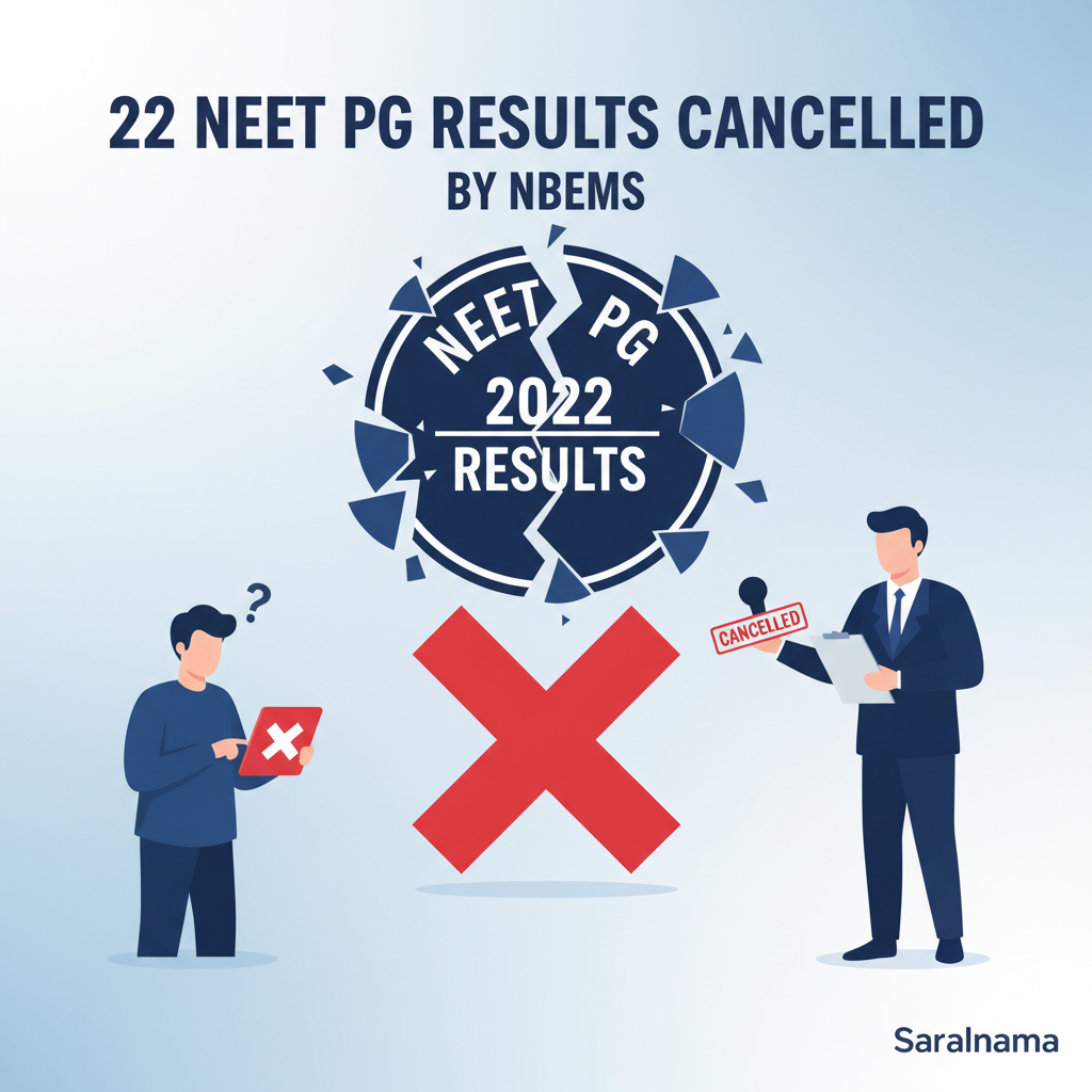 22 NEET PG Results Cancelled by NBEMS