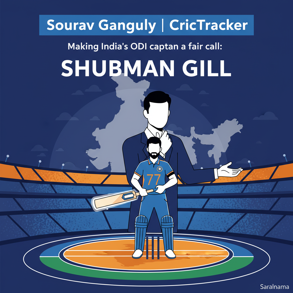Making Shubman Gill India's ODI captain is a fair call: Sourav Ganguly  | CricTracker