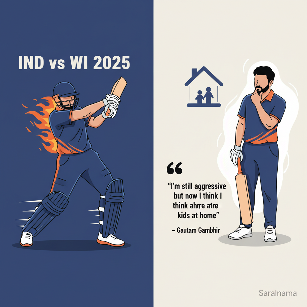 IND vs WI 2025: "I'm still aggressive but now I think there are kids at home" - Gautam Gambhir