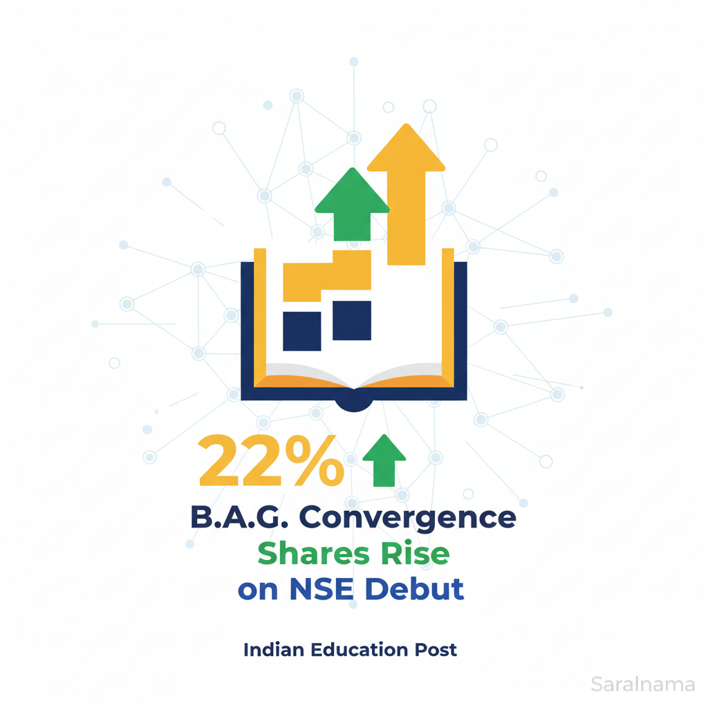B.A.G. Convergence Shares Rise 22% on NSE Debut