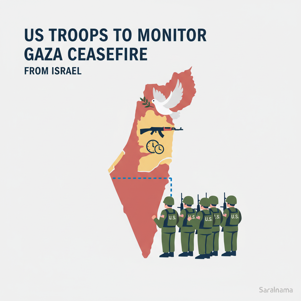 US Troops to Monitor Gaza Ceasefire from Israel