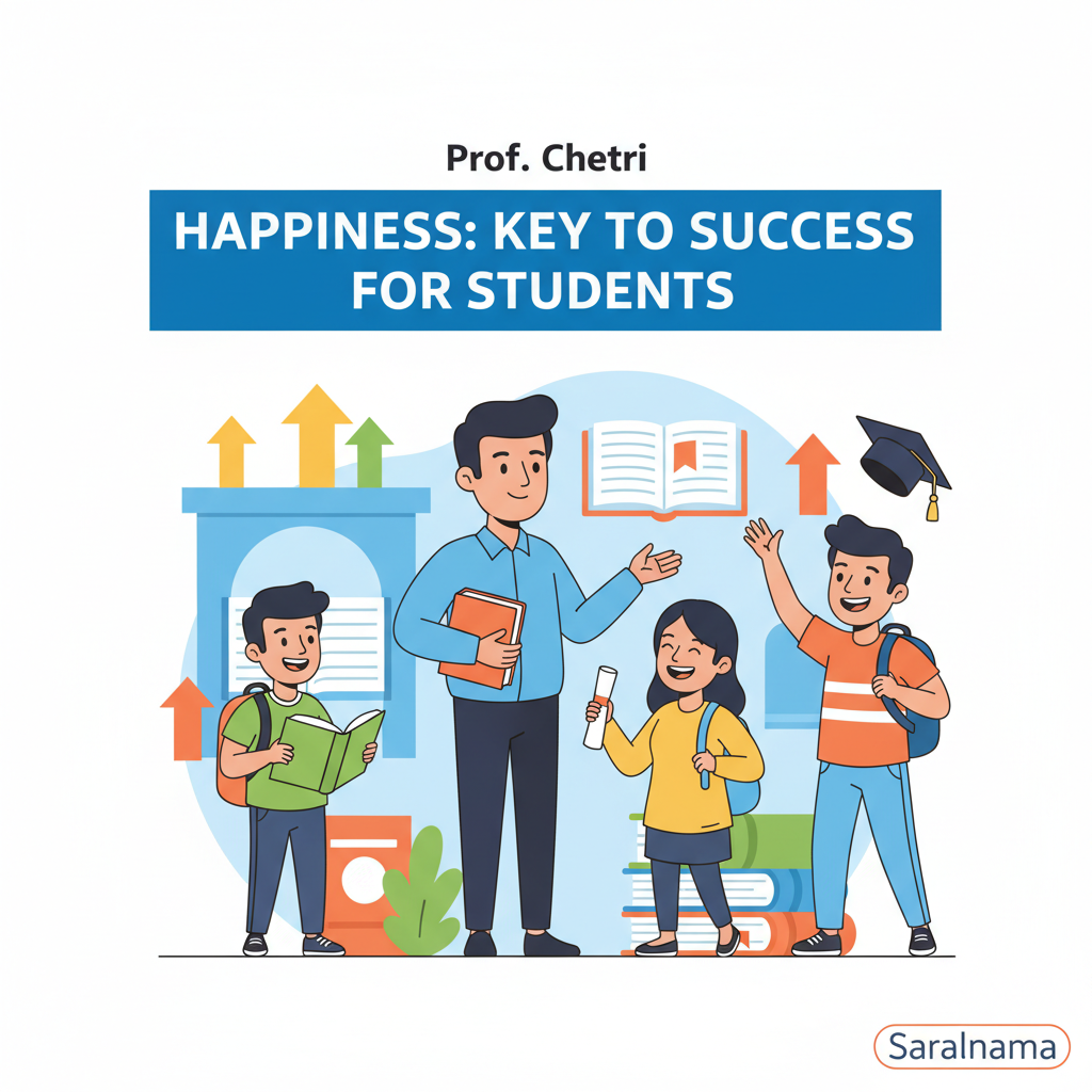 Prof Chetri: Happiness Key to Success for Students