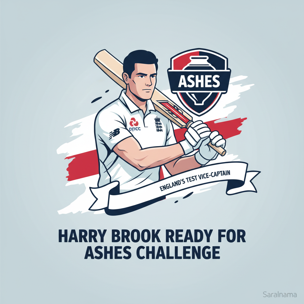 Harry Brook Ready for Ashes Challenge as England's Test Vice-Captain
