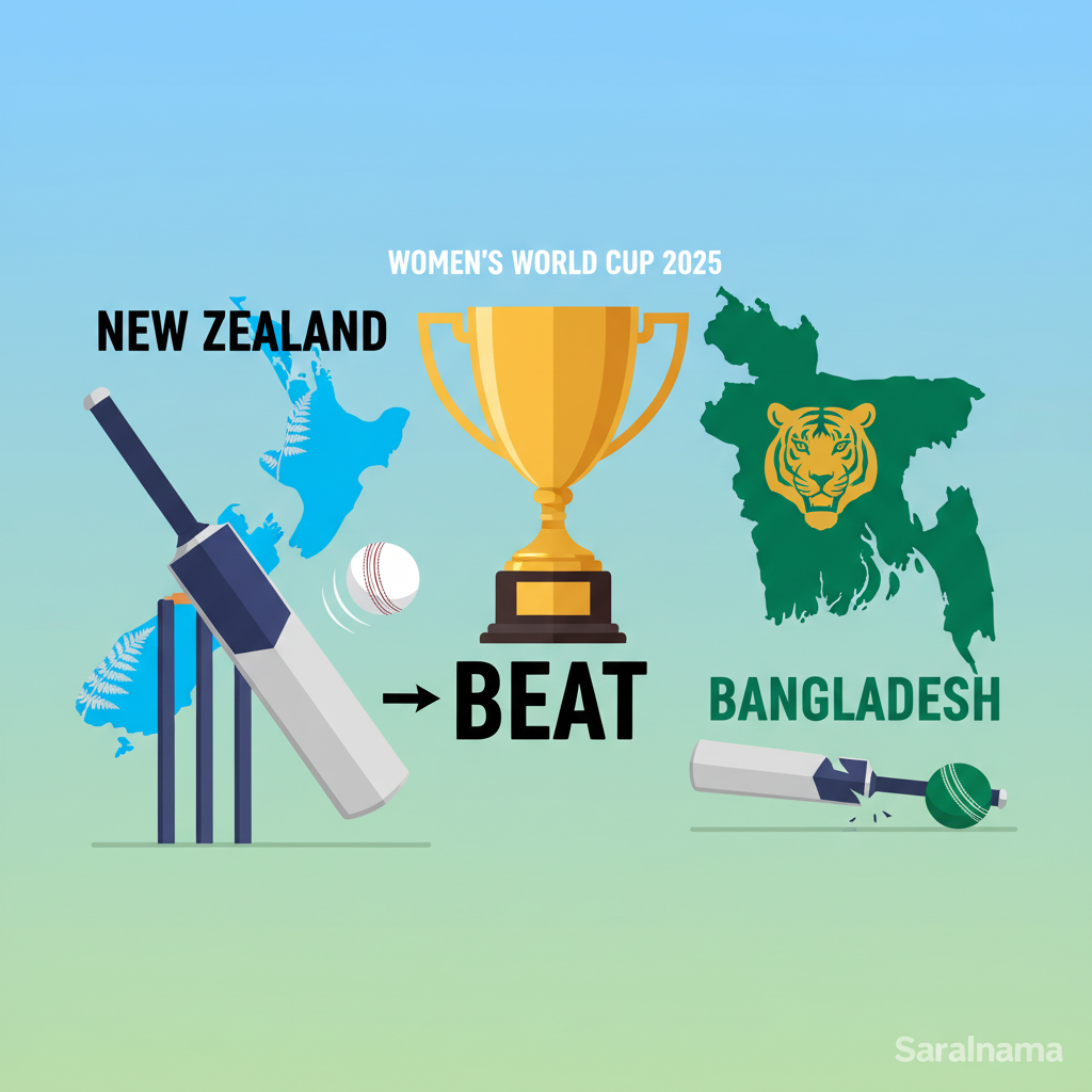 New Zealand Beat Bangladesh in Women's World Cup 2025