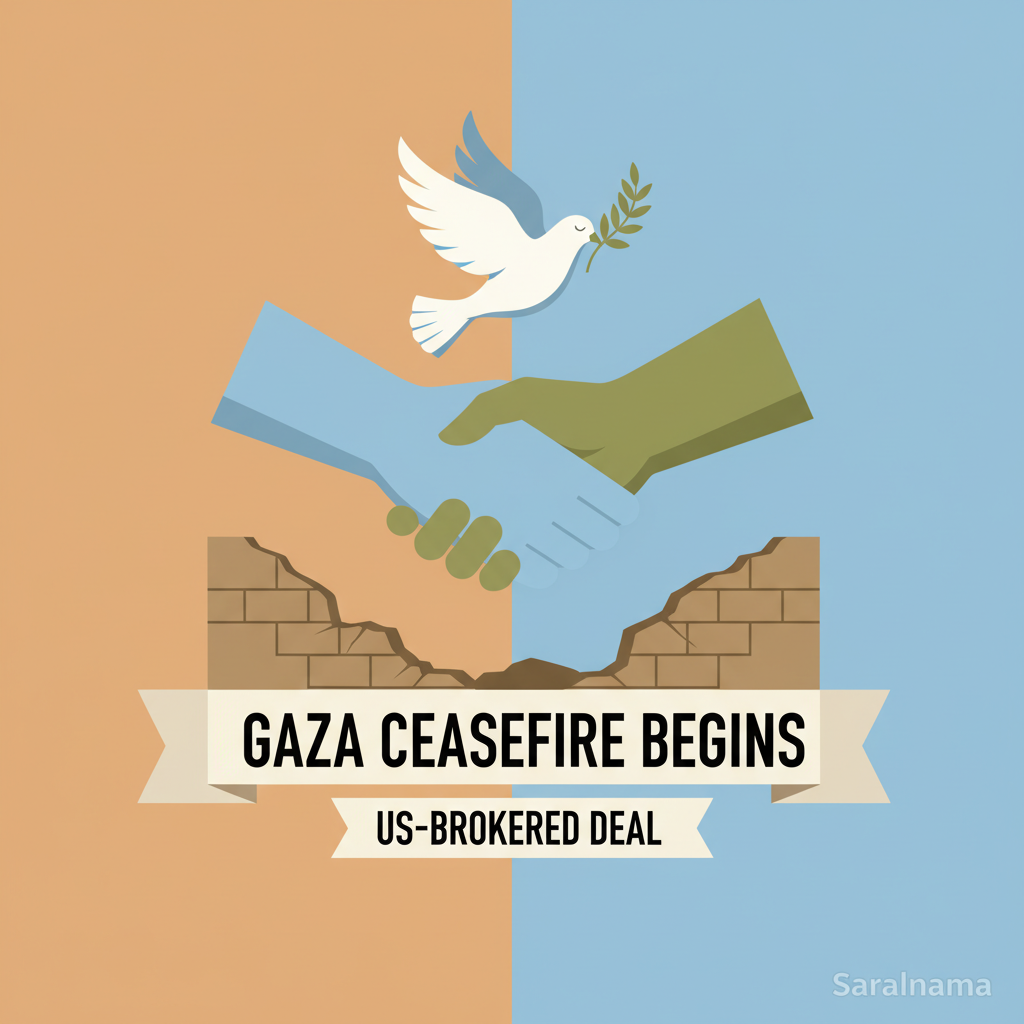 Gaza Ceasefire Begins After US-Brokered Deal