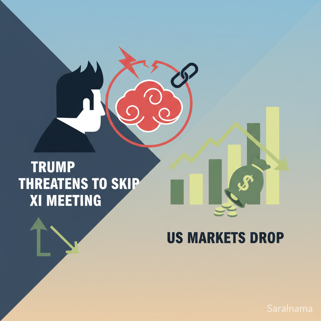 Trump Threatens to Skip Xi Meeting, US Markets Drop