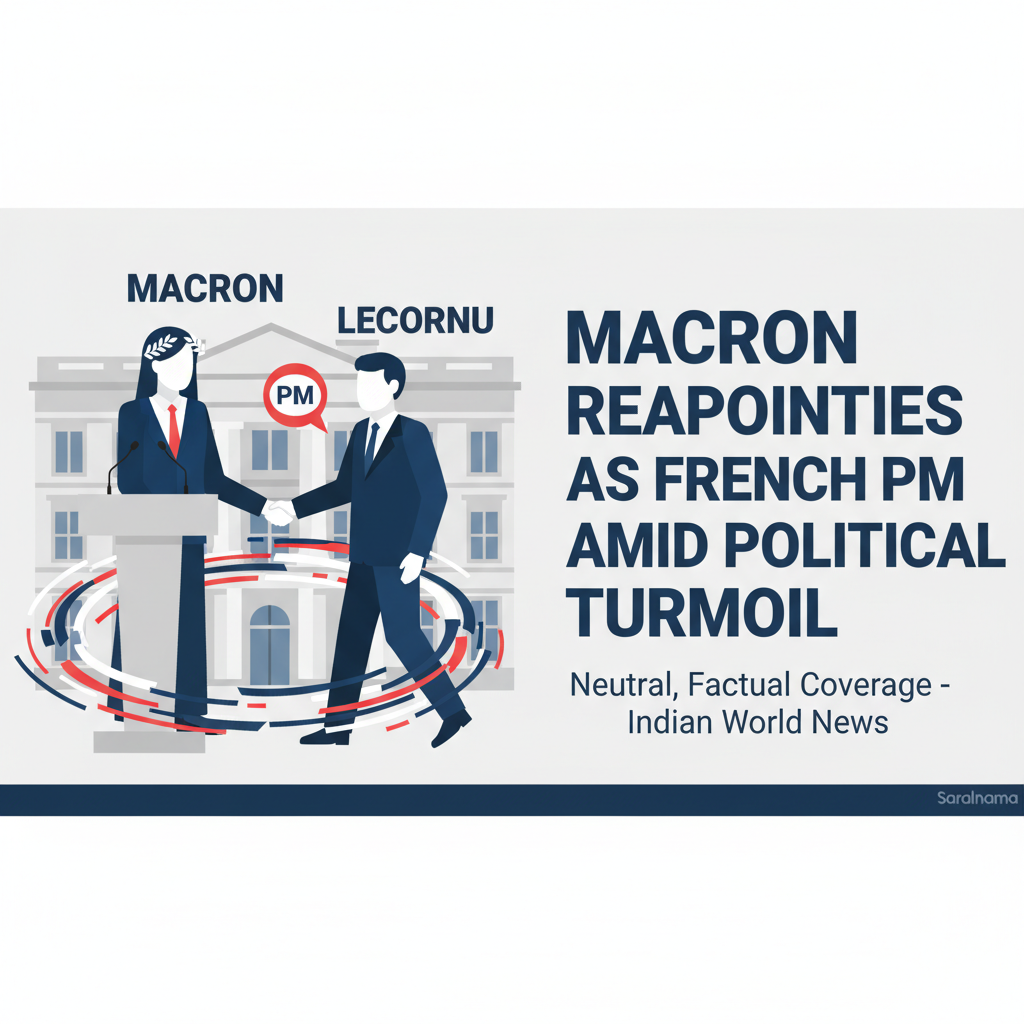 Macron Reappoints Lecornu as French PM Amid Political Turmoil