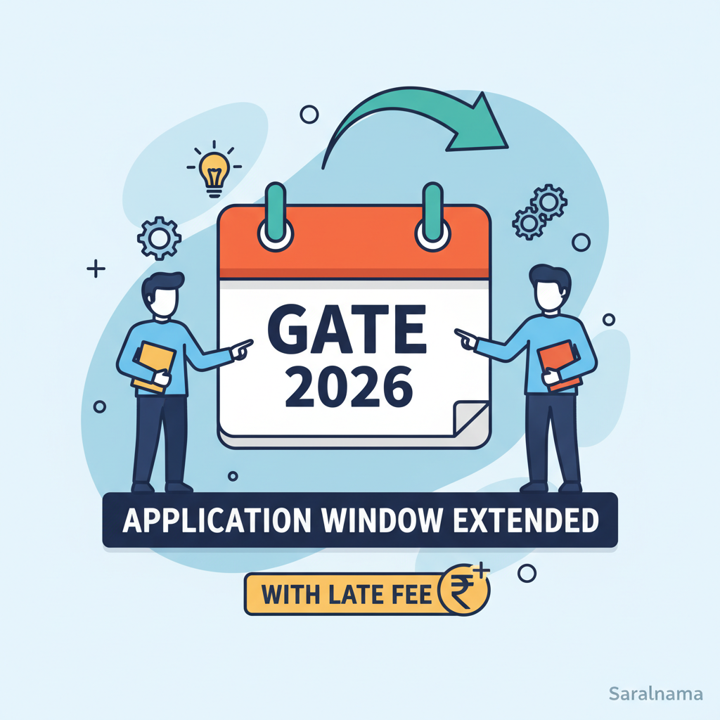 GATE 2026 Application Window Extended with Late Fee