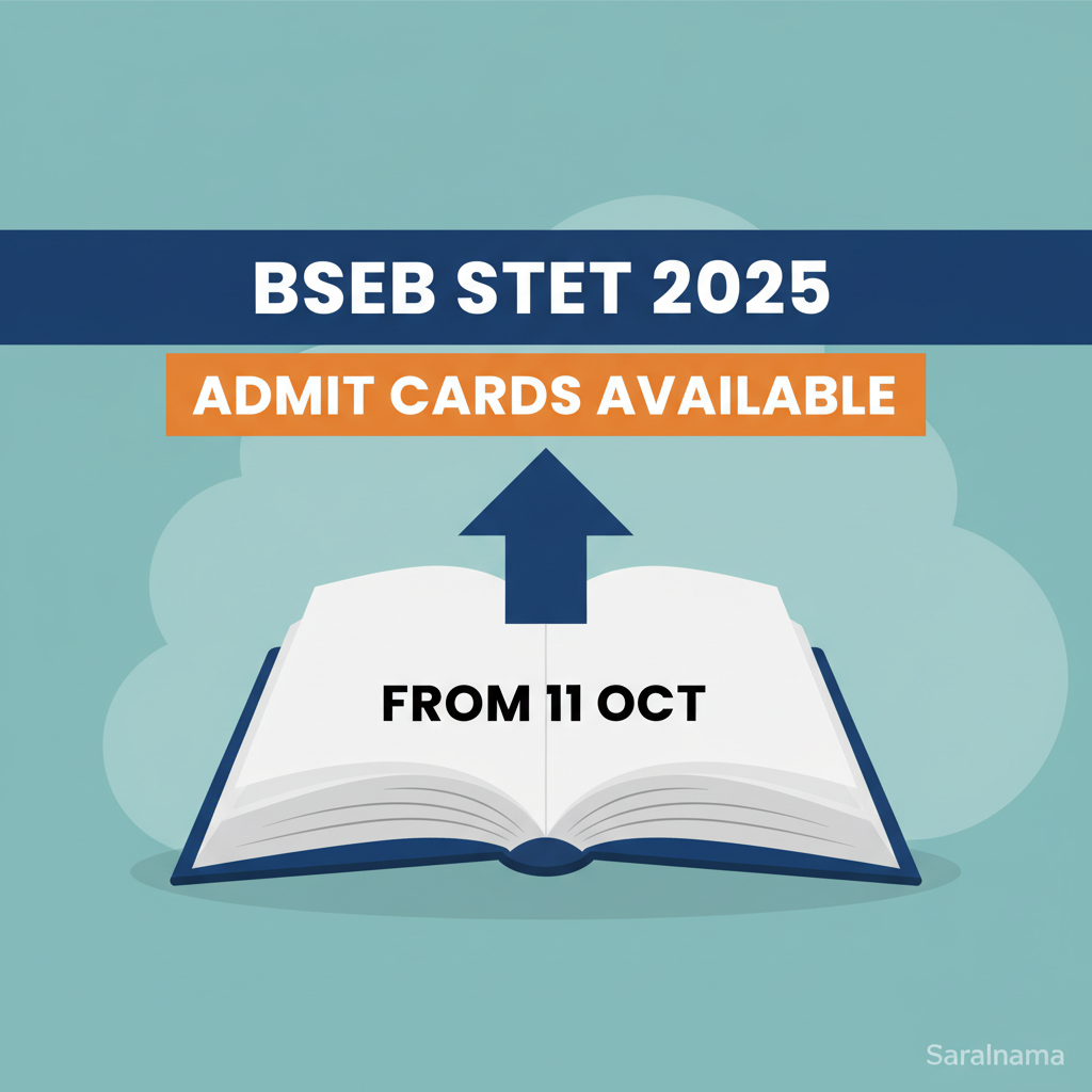 BSEB STET 2025 Admit Cards Available from 11 Oct