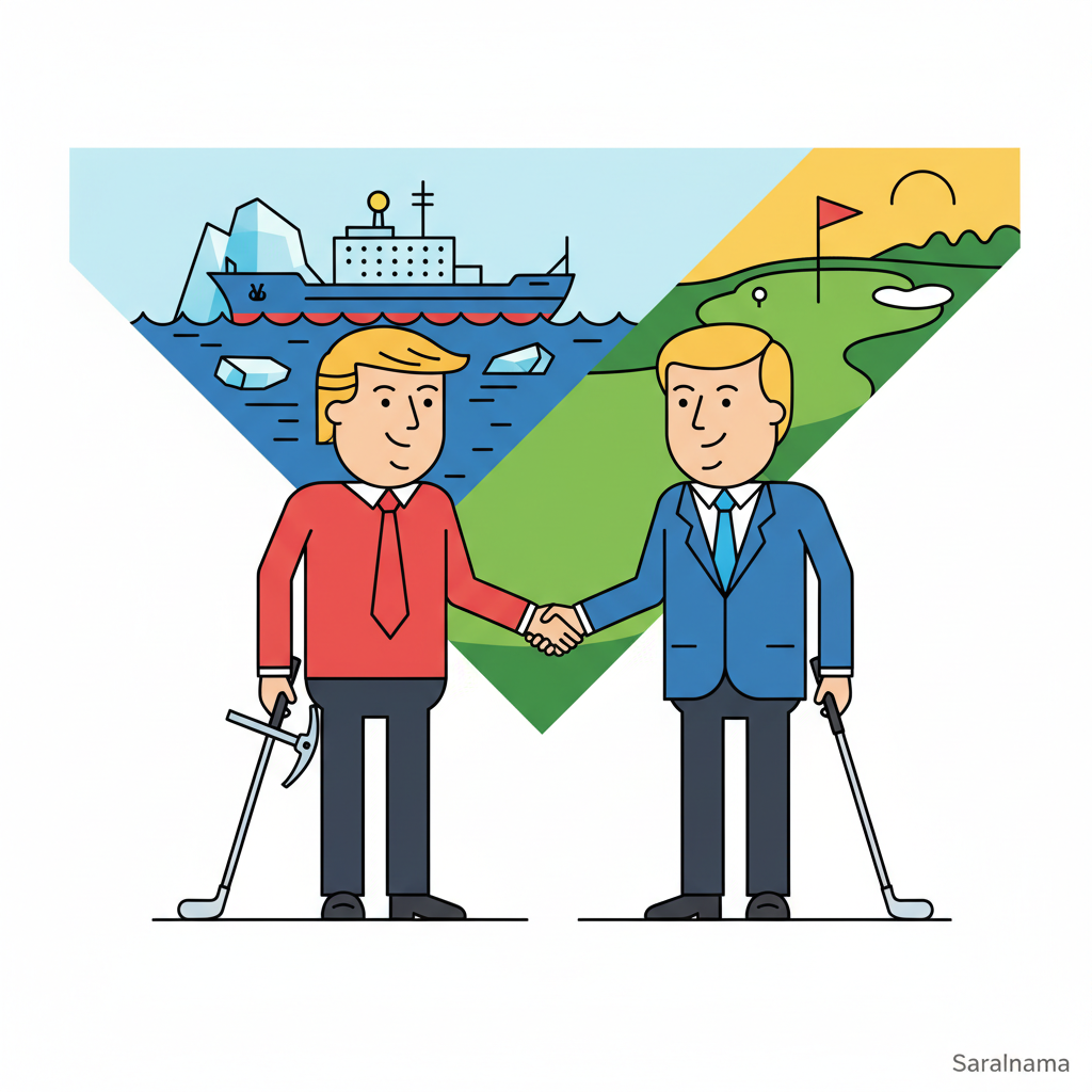 Trump and Finnish Leader Bond Over Icebreakers and Golf