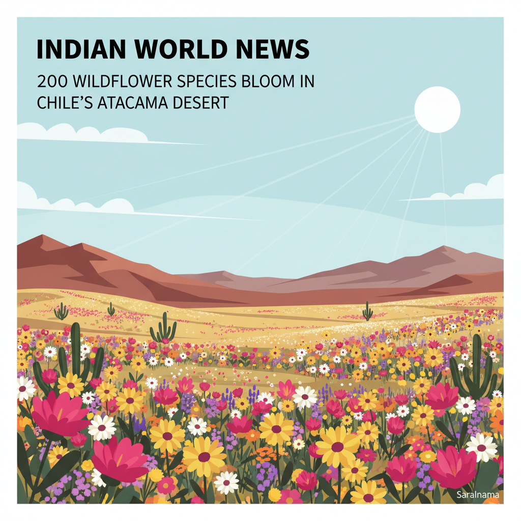 200 Wildflower Species Bloom in Chile's Atacama Desert