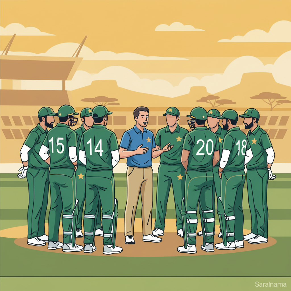 Pakistan Team Gets Pep Talk Before SA Tests