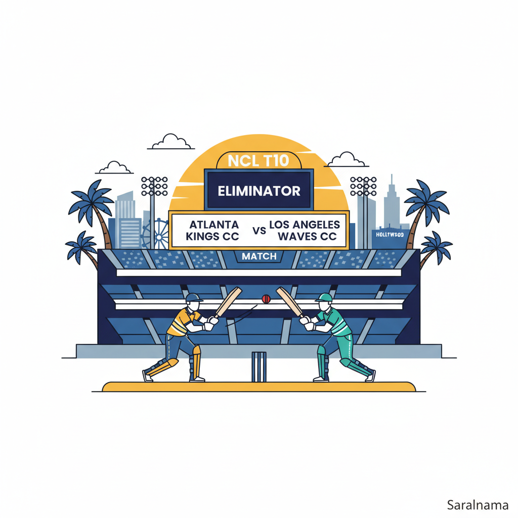 Atlanta Kings CC vs Los Angeles Waves CC: NCL T10 Eliminator