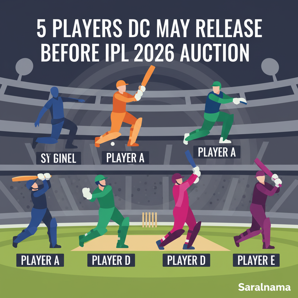 5 Players DC May Release Before IPL 2026 Auction